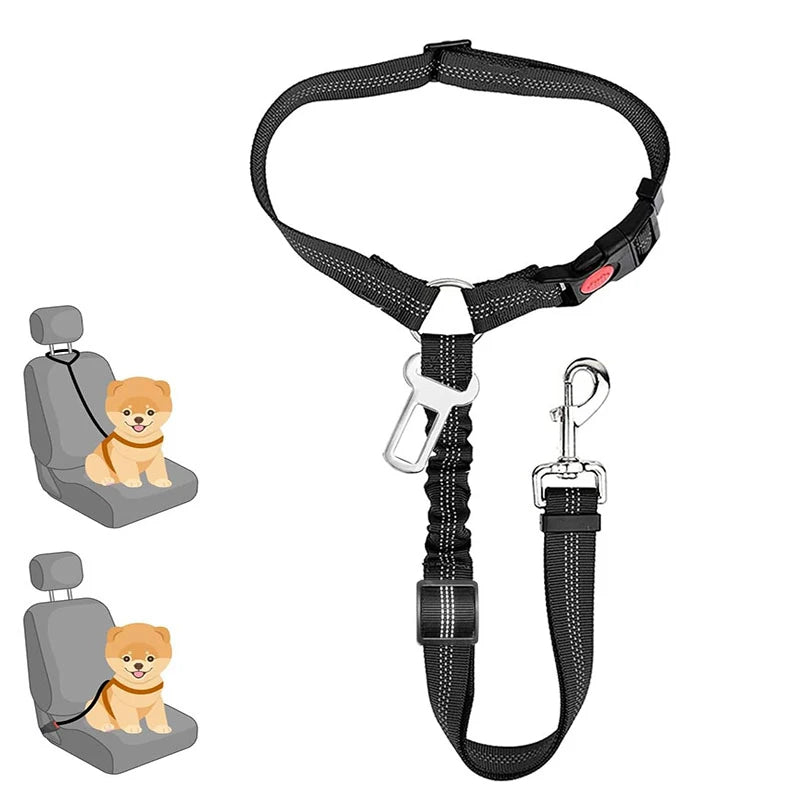 Dog Leash Pet Car Safety Buckle Multi-functional Walking Dog Rope Small Dog Big Dog Car Pet